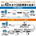USB3.2アクティブリピーターケーブル15m(抜け止めロック機構付き) 写真3
