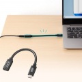 USB5Gbps Type-C延長ケーブル(PD100W・0.1m) 写真3