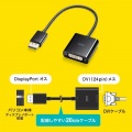 DisplayPort-DVI変換アダプタ(Activeタイプ) 写真3