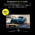 DisplayPort ver.2.1ケーブル1.5m(DP80) 写真3