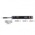 USB3.2 Gen1モバイル ドッキングステーション 写真3