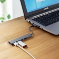 USB3.2 Gen1 4ポート スリムハブ 写真3