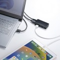 USB3.2 Gen1 4ポートハブ(4ポート・セルフ/バスパワー両用) 写真3
