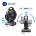 大型作業用ファン(充電式・首振り) 写真3
