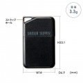 サンワサプライ USB2.0 メモリ(8GB) UFD-P8GBKN 写真3