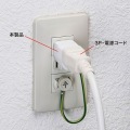 3P→2P変換アダプタ10個セット絶縁カバー付き 写真3