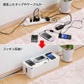 ケーブル&タップ収納ボックス 写真3
