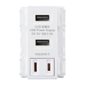 AC付き埋込USB給電用コンセント 写真3