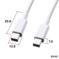 ミニDisplayPortケーブル2m 写真3