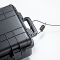 ワイヤー一体型ダイヤル錠(ブラック) 写真3
