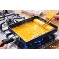 玉子焼き フライパン  特大 21×23cm 卵焼き器 ダイヤモンドコート ガス火対応 くっつかない ブラックストーン 写真3
