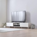 HELM(ヘルム) テレビ台 ローボード(176cm幅) テレビ台 テレビボード TV台 ローボード 収納 50インチ 50型 55インチ 55型 モダン シンプル HM35-180L-WH 写真3