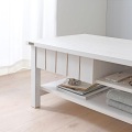 KILIGS(キリグス)ローテーブル90cm幅 テーブル 引出し 引出し付テーブル オープン コンパクト 木目調 リビング KL38-90CT-WH 写真3