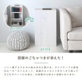 ルーター収納 キャビネット 壁面収納 隠す コード収納 幅35 奥行15 ケーブルボックス 木製 コンセントカバー DEUTYキャビネット DT60-35C 写真3