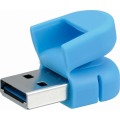 スマホ・タブレット用 USBフラッシュ 16GB ブルー 写真3