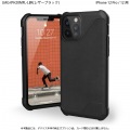 Urban Armor Gear UAG社製 iPhone 12/12 Pro(6.1) 2020対応耐衝撃ケース METROPOLIS LT LEATHER ブラック 【日本正規代理店品】 UAG-IPH20MFL-LBK 写真3