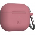 UAG社製/U by UAG Apple AirPods 第3世代用 シリコンケース (耐衝撃/カラビナ付属/ワイヤレス給電) DOT ダスティローズ UAG-UAP3D-DR 写真3