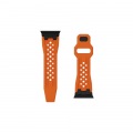 URBAN ARMOR GEAR UAG製 Apple Watch 49/46/45/44mm用 MONARCH ストラップ オレンジ/ブラックチタン UAG-AWLP-OR/BT 写真3
