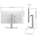 31.5型 4K(3840×2160) IPS USB Type-C 液晶ディスプレイ ホワイト 写真3