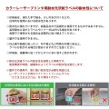 SCL-4(VP) 耐水光沢ラベルシール SCL4 カラーレーザープリンタ用 96.5×25.4mm 上下左右余白あり A4サイズ 18面付け 400シート入り 写真4