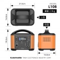 ポータブル電源 120W TL108OR 写真4