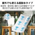 レーザー専用紙/フリーラベル/光沢/ホワイト/A4/10枚 写真4