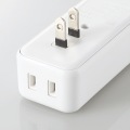 USBタップ/USBメス×2/AC×2/直挿し/ケーブル無/2.4A/ホワイト 写真4