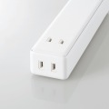 USBタップ/USBメス×2/AC×2/ケーブル1.5m/2.4A/ホワイト 写真4