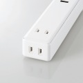 USBタップ/USBメス×3/AC×2/ケーブル1.5m/3.4A/ホワイト 写真4