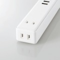 USBタップ/USBメス×4/AC×2/ケーブル1.5m/3.4A/ホワイト 写真4