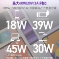 USBケーブル 1.2m Type-Cオス - オス 断線に強い高耐久 PD対応 ブラック 写真4