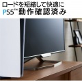 外付ケSSD/ポータブル/USB3.2(Gen1)対応/1TB/ブラック/データ復旧サービスLite付 写真4