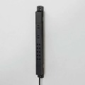 ダブル回転タップ/7個口/雷サージ付/ホコリ防止シャッター付/固定&吊下可能/1.0m/ブラック 写真4
