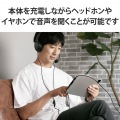 変換アダプタ Type-C-4極ミニプラグ PD イヤホン使用 充電 直挿し コンパクト ブラック 写真4