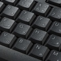 キーボード 有線 USB接続 静音 抗菌 ブラック 写真4