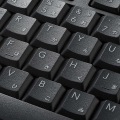 キーボード ワイヤレス マウス付き 静音 抗菌 ブラック 写真4