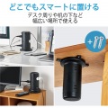 延長コード タワー電源タップ 12個口 2m ほこりシャッター付 ブラック 写真4