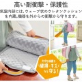 パソコンケース タブレットケース バッグインバッグ 耐衝撃 取っ手付き 小型 撥水 11.6インチ ランドセル収納可能 ブラック 写真4