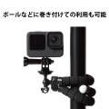 GoPro HERO9/8/7/6/5/MAX用 マウント 自撮り棒 フレキシブル 三脚 軽量 小型 立てる 巻き付ける 挟む アクションカメラ用 写真4