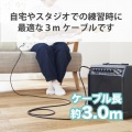 アナログケーブル シールドケーブル 直径6.3-直径6.3 3m 楽器用 黒 写真4