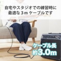 アナログケーブル シールドケーブル 直径6.3(L字)-直径6.3 3m 楽器用 黒 写真4