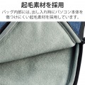Surface Laptop 4 インナーバッグ インナーケース 13.5インチ 収納ポケット ハンドル付 ネイビー 写真4