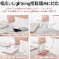 ライトニングケーブル Type-C-Lightning 1m オレンジ 写真4