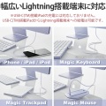 ライトニングケーブル Type-C-Lightning 1m パープル 写真4