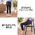 バランスボード 足つぼマット 2Way 体幹トレーニング 足裏刺激 滑り止め付 B5サイズ コンパクト ライトブルー 写真4