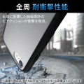 iPhone SE 第3世代/SE 第2世代/8/7 用 ケース カバー ハイブリッド TOUGH SLIM LITE リング付き 耐衝撃 軽量 薄型 フレームカラー 背面クリア ブラック 写真4