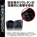 スマホポーチ 2台収納 Lサイズ 3Way ( 腰ベルトループ ショルダーベルトループ カラビナフック ) 衝撃吸収 ZEROSHOCK ブラック 写真4
