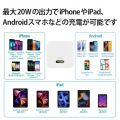 USB Type-C 充電器 PD対応 20W タイプC ×1 小型 軽量 Type C USB-C ACアダプター コンセント ホワイト 写真4