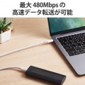 USB2.0ケーブル(認証品、USB Type-C(TM) to USB Type-C(TM)) 写真4