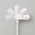 LANケーブル/CAT6A/爪折れ防止/スイング式コネクタ/10.0m/ホワイト 写真4